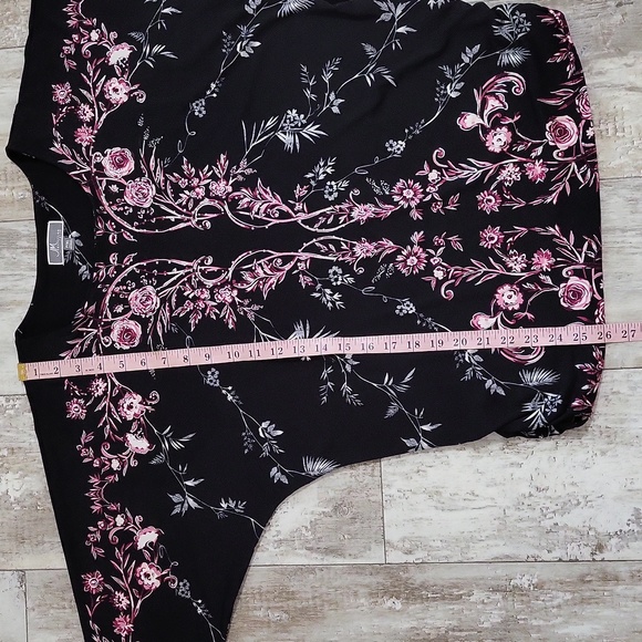 JM Collection Pretty Opulent Embellished Top - Picture 10 of 13